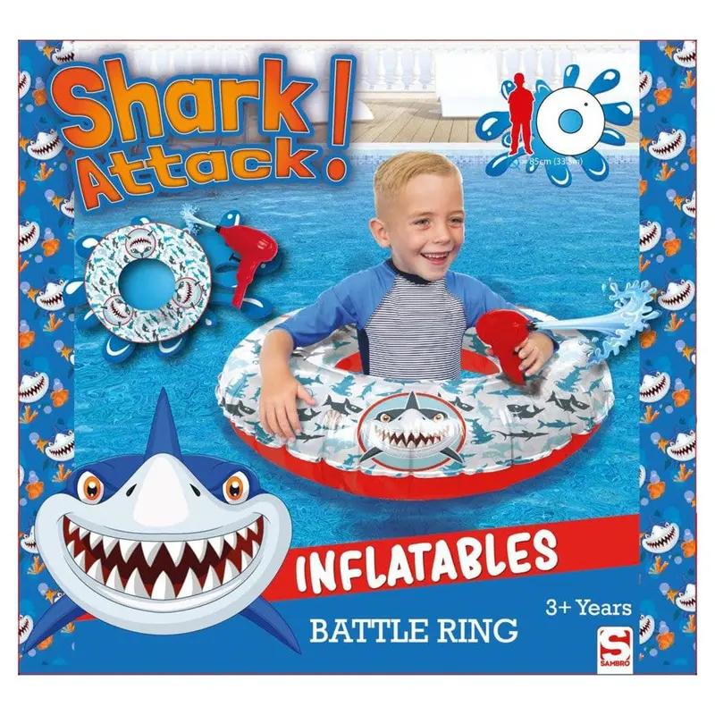 Salvagente Bambini con Pistola Acqua | Squalo o Sirena