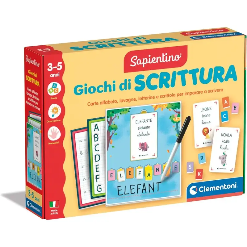 Sapientino Giochi di Scrittura – Clementoni | Imparare a scrivere divertendosi