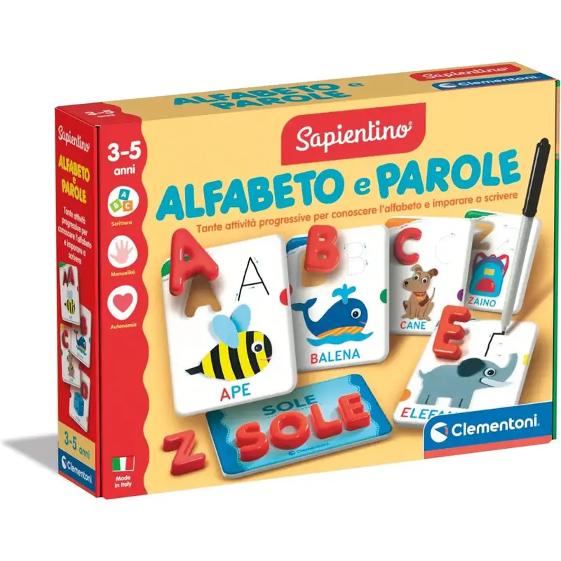 Sapientino Montessori Alfabeto e Parole