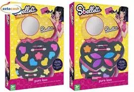 SBELLETTI TRUCCHI CUORE DOPPIO 2 LIVELLI TROUSSE