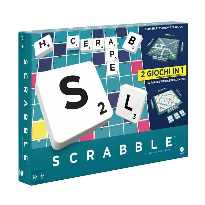 Scarabeo 2 in 1 Nuova Versione con doppio Tabellone