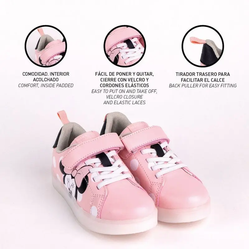 Scarpa Sportiva Con Luci Minnie 29