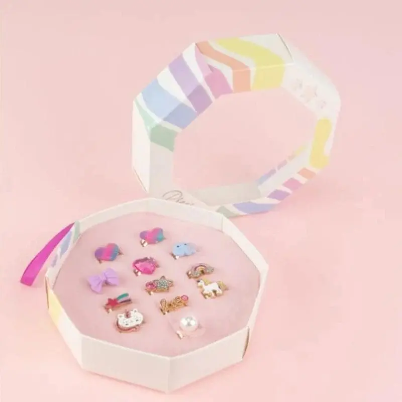 Scatola Anelli Precius, set regalo 12 Anelli per Bambine - Nice