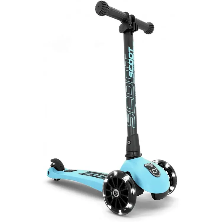 SCOOT AND RIDE Monopattino a tre ruote HighWaykick 3 pieghevole - azzurro