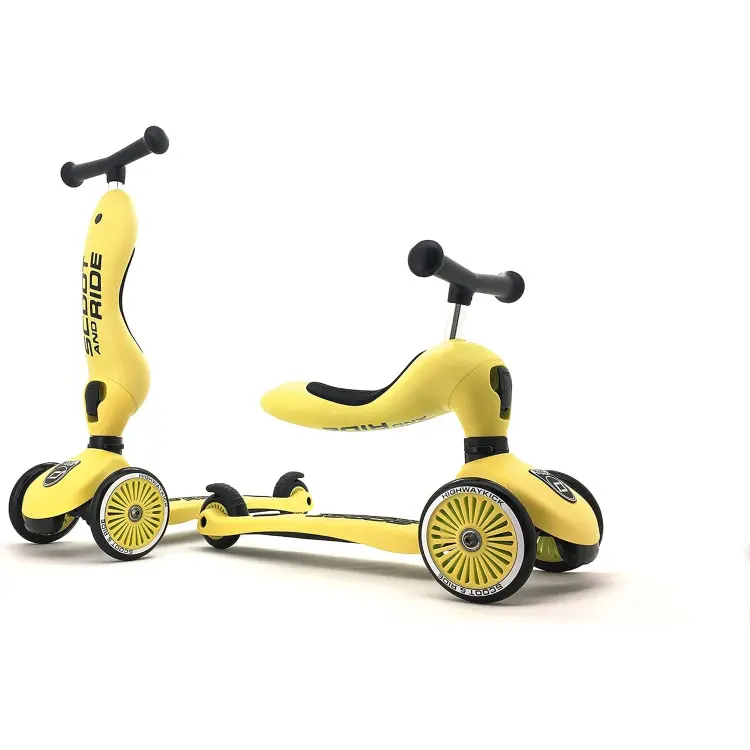 SCOOT AND RIDE Monopattino trasformabile Highwaykick1 - giallo