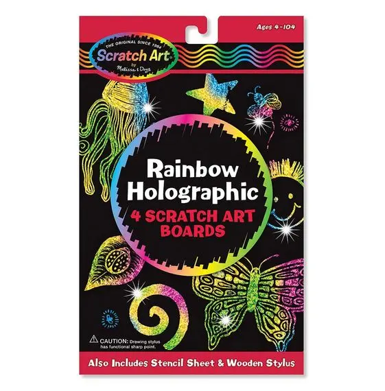 Scratch Art - Rainbow Holographic