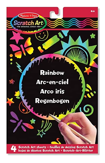 SCRATCH MAGIC RAINBOW BLACKBOARD