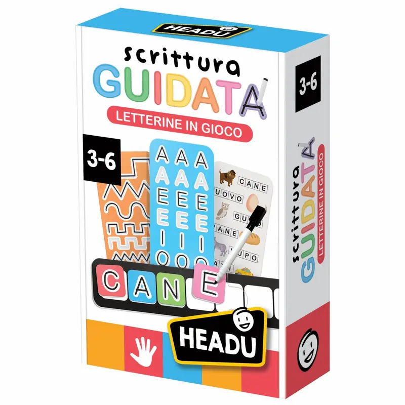 Scrittura Guidata Letterine Headu 3-6 anni