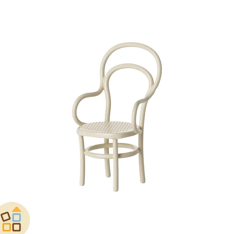 SEDIA VINTAGE TOPO, BIANCO