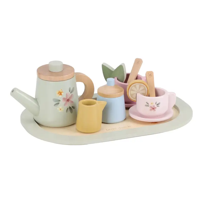 Servizio da Té in Legno Set da tè in legno - Wooden Ttea Set (LD2507)