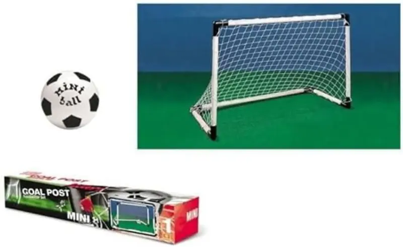 Set 1 Porta da Calcio per Bambini con Rete, Pallone Mini Ball incluso