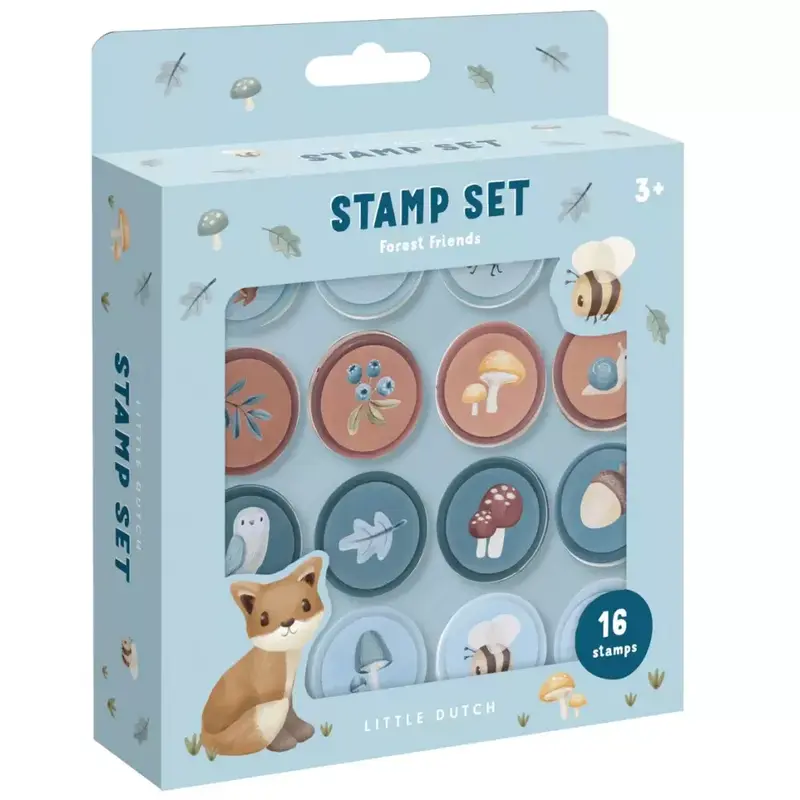 Set 16 Timbri Little Dutch Forest Friends