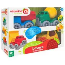 SET 3 VEICOLI LAVORO 15CM 2ASS