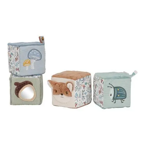 Set 4 Cubi Morbidi Sensoriali Forest Friends - Set 4 Soft Cubes Forest Friends