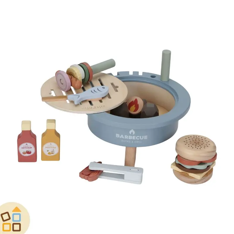SET BARBECUE IN LEGNO