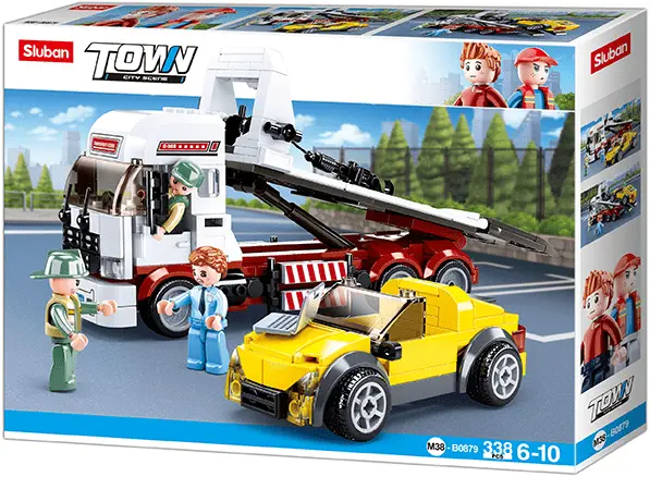 Set Costruzioni Carro Attrezzi con Auto