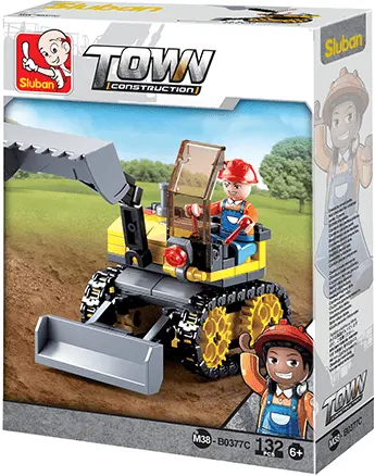 Set Costruzioni Mini Escavatore 132 Pezzi