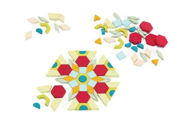 Set Cubetti Mosaico in Legno per Bambini - Sevi