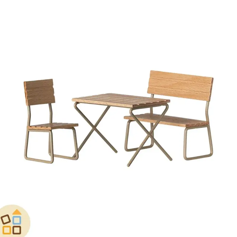 SET DA GIARDINO TOPO, TAVOLO SEDIA E PANCA