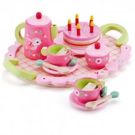 SET DA THE IN LEGNO, ROSA LILI ROSE'S