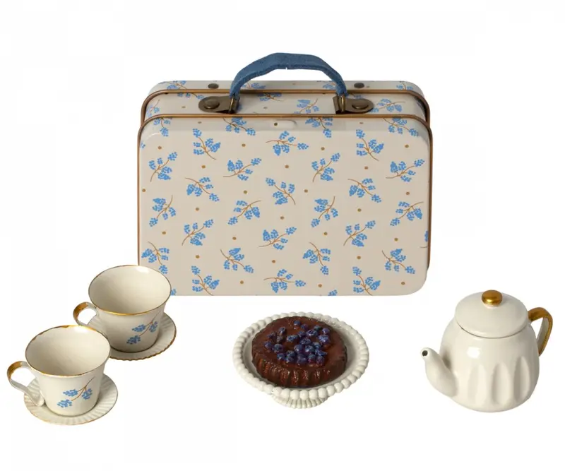 SET DOLCETTO POMERIDIANO MADELAINE, BLU