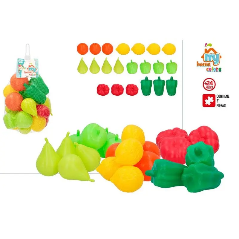 Set Frutta e Verdura da Gioco in plastica