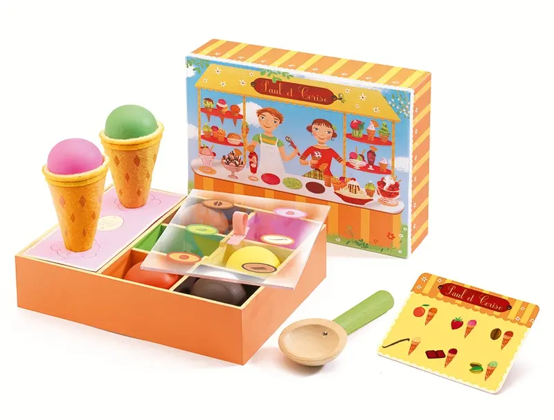 Set Gelati - Gelateria in legno