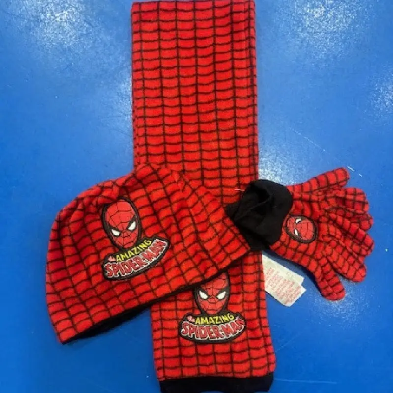 Set Invernale 3 pezzi in Pile per Bambini composto da Sciarpa, Cappello e Guanti