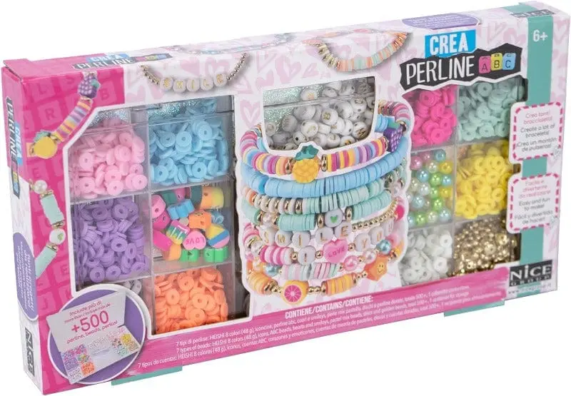Set Maxi Crea Bracciali e Collanine con Perline ABC - Nice