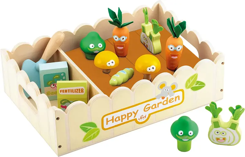 Set Orto in Legno - Il Giardino delle Verdure