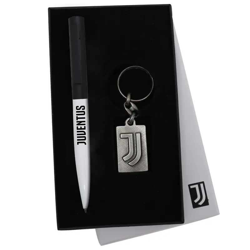 Set Penna Con Portachiavi Metallo