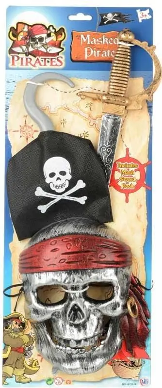 Set Pirata Travestimento Carnevale