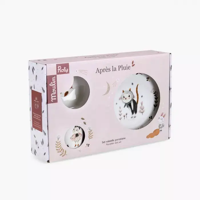 Set Pranzetto Porcellana Moulin Roty Apres la Pluie