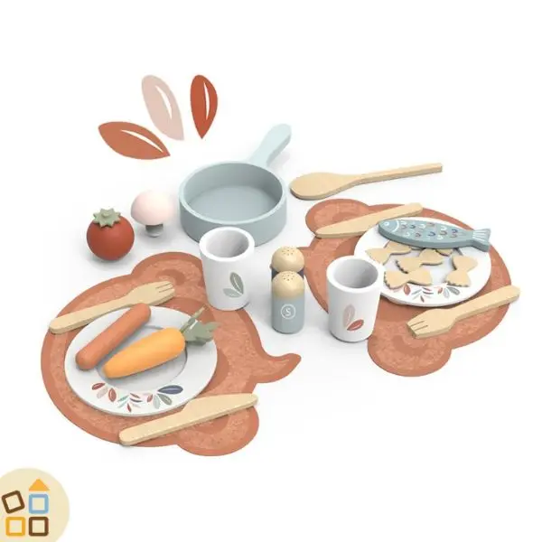 SET PRANZO IN LEGNO