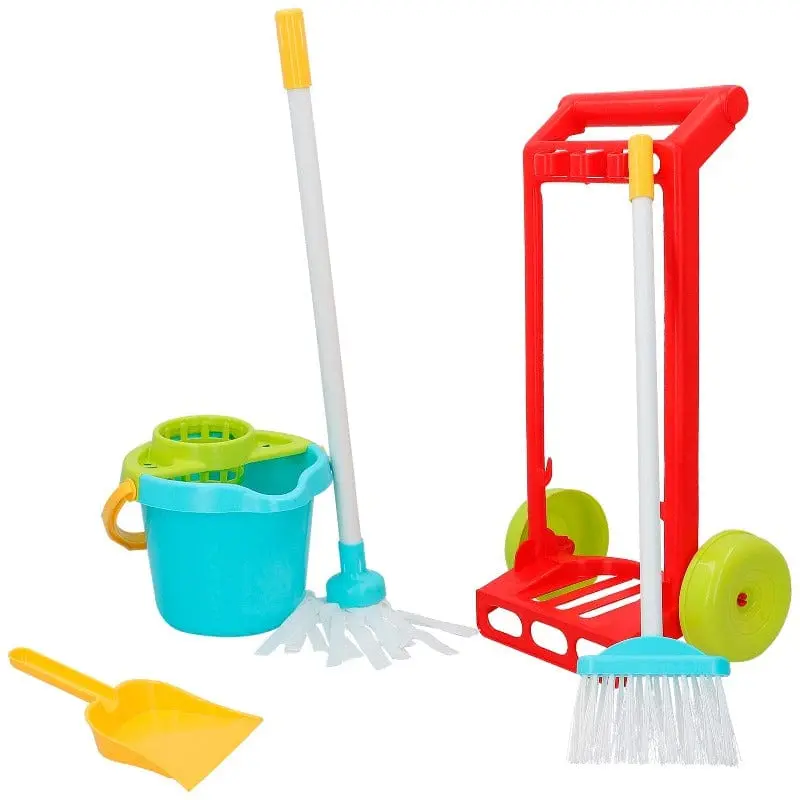 Set Pulizie Giocattolo con Carrello