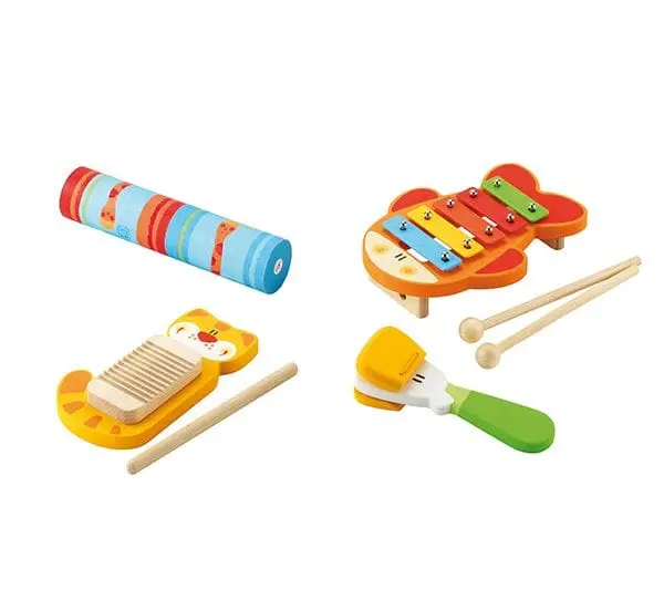 Set Strumenti Musicali in legno Ritmo e Suoni - Sevi