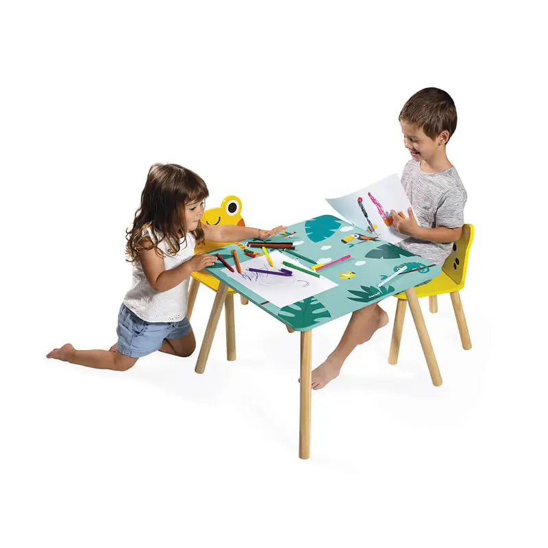 SET TAVOLO CON 2 SEDIE, TROPICAL
