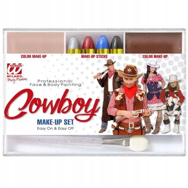 Set trucco cowboy - Make 4 Sticks Remover Applicator Sfx American Wi - Makeup Cowboy Set 4 Sticks Remover Applicator Sfx American Wi