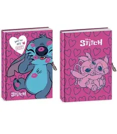 Seven Diario Segreto Lilo & Stitch 16x22 Con Lucchetto