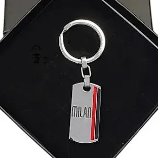 Seven Portachiavi Ac Milan Bijoux In Acciaio