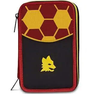 Seven Quick Case 3D Roma Lupetto School Astuccio Zip 16x22,5x7,5 Cm