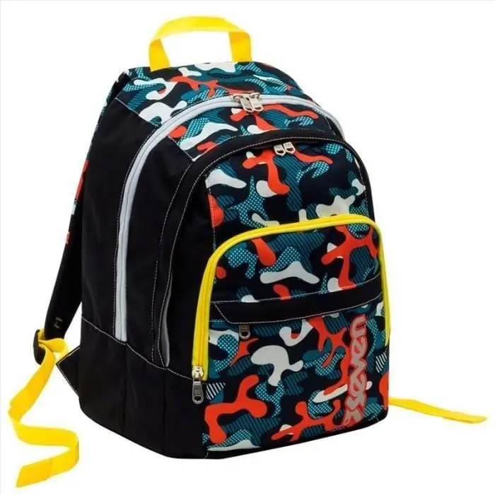 Seven Zaino Scuola fit Camouflage
