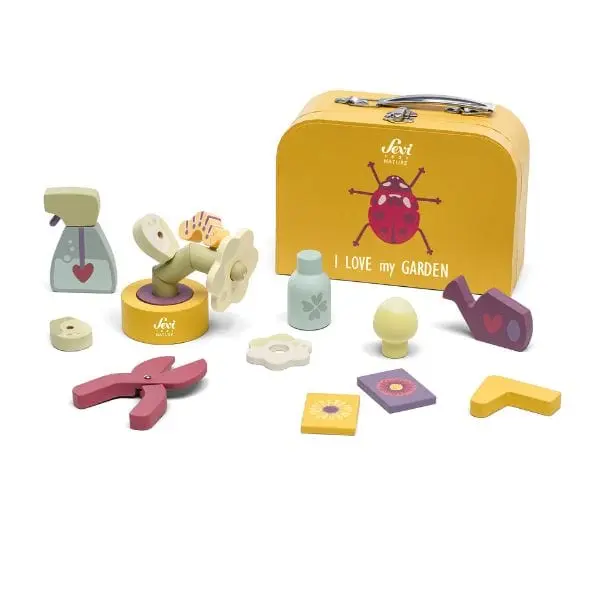Sevi by Trudi Playset in legno Valigetta Sos Piante