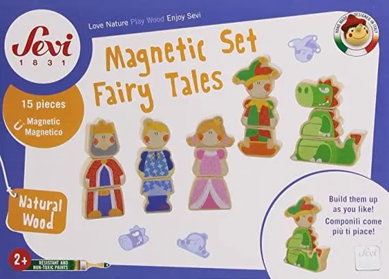 Sevi Puzzle Magnetico in Legno a Tema Favole