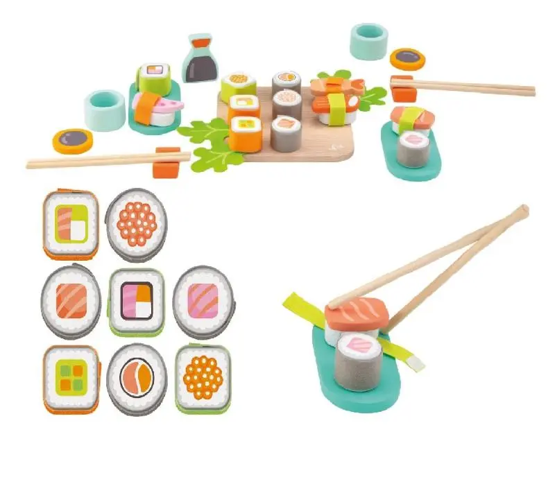 Sevi Set con Sushi in Legno 32 pezzi - Trudi