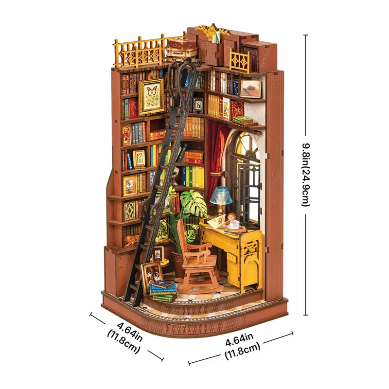 Silent Corner Study Libreria - Reggilibri Kit Modellismo