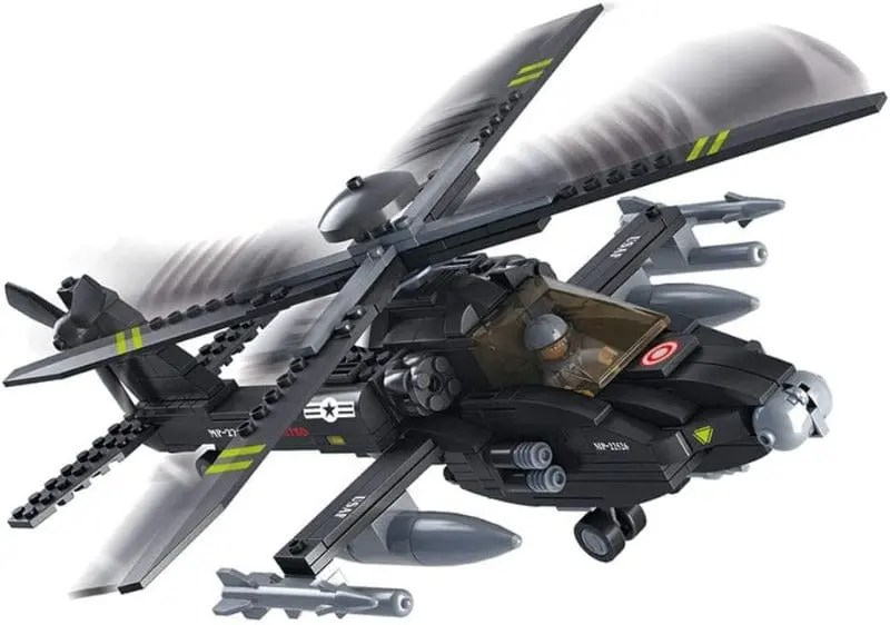 Sluban Costruzioni Elicottero Apache 293 pezzi