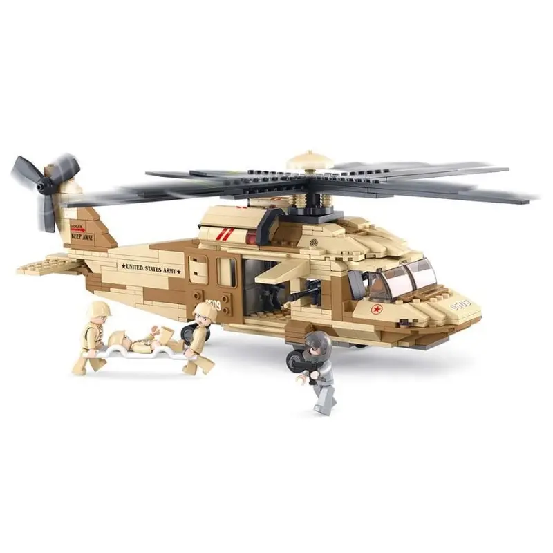 Sluban Costruzioni Elicottero Black Hawk 439 pezzi