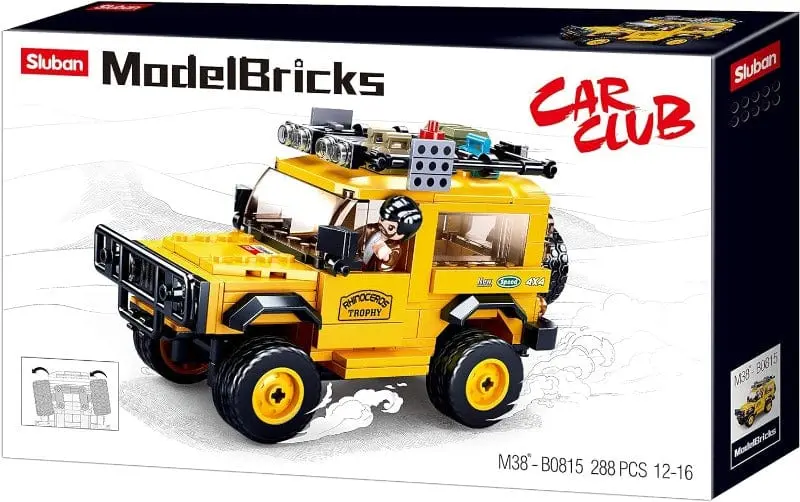 Sluban Costruzioni Fuoristrada Defender Giallo 288 pezzi