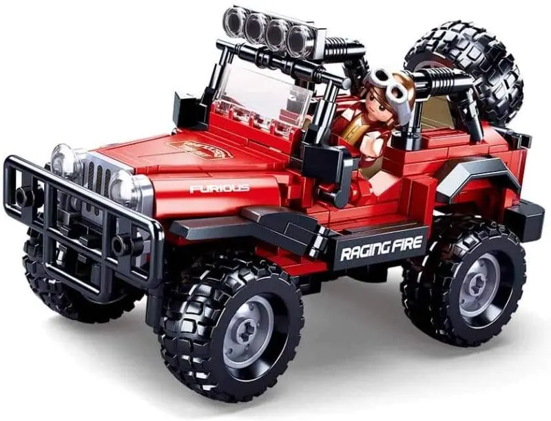 Sluban Costruzioni Jeep Rossa 253 pezzi